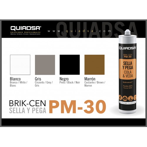 BRIK-CEN PM-30 QUIADSA Polímero de nueva generación MST